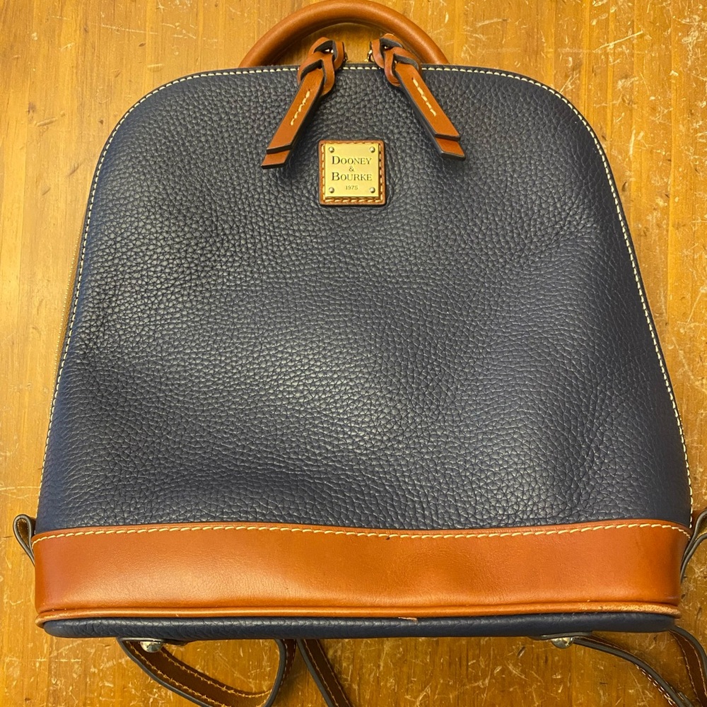 Dooney and Bourke Pod backpack in Navy